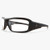 Edge Eyewear Hamel Safety Glasses Matte Black Nylon Frame Clear Lens