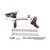 Zev Technologies Fulcrum Adjustable Trigger Kit Glock 17/19/26/34 Gen 1-4 Black/Red