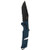 Sog Trident AT Knife: Uniform Blue, Tanto Point, 3.7" Blade