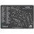 Cerus Gear H&K VP9 Handgun Cleaning Mat Charcoal Gray/Cerus Blue 12" x 17"