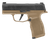 SIG SAUER P365X 9mm 3.10" 12+1 Polymer Black, Coyote