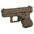 Glock 26 Gen 5 9mm Pistol 3.43" Barrel 10+3 Rounds Midnight Bronze - Image 3