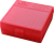 MTM Case-Gard P-100 100-Round Ammo Box Multi-Caliber Clear Red