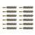 Brownells Standard Line Stainless Steel Muzzleloader Bore Brushes .54 Caliber 12 Pack