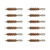 Brownells Double-Tuff Bronze Shotgun Cleaning Brush .410 Bore 12-Pack