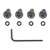 TandemKross Engraved Grip Screws Ruger Mark III 22/45, Mark IV 22/45, SW22 Victory Titanium