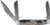 American Buffalo Knife & Tool Stockman 3.25" Folding Knife Lahar Series Wood Resin Handle