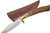 SZCO Steel Stag Skinner Fixed Blade Knife 7.5" Stainless Steel Blade with Bone Handle