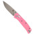 Cobratec EDC Scout 3.12" Pink Folding Knife Bar Lock