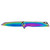 Kershaw Misdirect Pocket Knife 3 Inch Rainbow PVD Blade