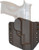 Comp-Tac Warrior OWB Stealth Holster Glock 43 Right Hand Black Kydex