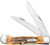 Case Knives 6.5 Bone Stag Trapper Folding Knife 4.13" Closed