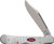 Case Knives Sparxx Standard Jig Mini Copperlock White Synthetic Handle Folding Knife
