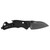 Kershaw Craze Pocket Knife 2.5" Reverse Tanto 8Cr13MoV BlackWash Blade Glass Filled Nylon Handle Black - Image 2