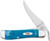 Case Knives Caribbean Blue Bone Sawcut Jig Russlock Folding Knife 2.75" Blade