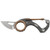 Columbia River Knife & Tool Compano Pocket Knife 1 2/5" Blade Black Stonewash Handle Bronze Accents