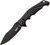 Master Cutlery Elite Tactical Conqueror Folding Knife Black