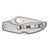 Spyderco UpTern Folding Knife 2.82" 8Cr13MoV Stainless Steel Plain Edge