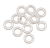 Grovtec GTHM64 Spacers White 48 Pack