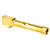 Zaffiri Precision Match Grade Threaded Barrel for Glock 19 Gen3 4.5" 9mm - Gold (Titanium Nitride)