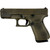 Glock 19 Gen 5 MOS 9mm Luger Pistol 4.02" Barrel 15+1 Round Bazooka Green