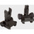 LMT Defense AR-15 Imperial BUIS Sight Set Black