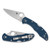 Spyderco Delica 4 Folding Knife CPM SPY27 2.9" Plain Edge Cobalt Blue