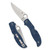 Spyderco Stretch 2 XL Lightweight Folding Knife 3.99" CPM SPY27 Blue Handle