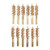 Brownells Special Line Dewey Bronze Pistol Bore Brush 10mm/.40 Cal 12-Pack