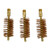 Brownells Special Line Brass Bore Brush 10 Gauge Shotgun 3-Pack