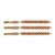 Brownells Special Line Brass Rifle Bore Brush .22 Caliber 8-36 TPI 3-Pack
