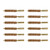 Brownells Special Line Dewey Bronze Bore Brush .45 Caliber Rifle 12-Pack