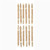 Brownells Special Line Brass Rifle Bore Brush .243/25 Caliber - 12 Pack