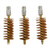 Brownells Special Line Brass Bore Brush 16 Gauge Shotgun 3-Pack
