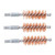 Brownells Double-Tuff Bronze Pistol Bore Brush 10mm/.40 Caliber 3-Pack