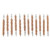 Brownells Standard Line Bronze Rifle Bore Brush .30 Caliber 12-Pack