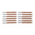 Brownells Standard Line Bronze Rifle Bore Brush .270 Caliber 12-Pack