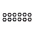 Uncle Mike's Sling Swivel Stud Kit Hex Nuts 10-32 Threads (12-Pack)