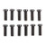 Brownells 8-40 x 1/2" Fillister Head Sight Base Screws - 12 Pack
