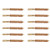 Brownells Special Line Dewey Bronze Bore Brush .416 Cal Rifle 12-Pack