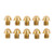 Brownells Shotgun Sight Bead #13 Refill Kit with Shoulders - Brass, 10-Pack