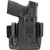 Mission First Tactical Pro Series IWB/OWB Light Holster for S&W Shield 1.0/2.0/Plus with TLR-6 - Black Ambidextrous