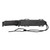 SOG Knives Pinnacle Bowie Fixed Blade Knife 7.5" Clip Point Black