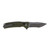SOG Hidaka XR Folding Knife 4" Modified Tanto Blade, Olive Micarta Handle