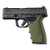 Hogue HandAll Beavertail Handgun Grip Sleeve for Springfield Armory Hellcat Pro - OD Green