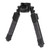 Allen Helix Low-Profile Rifle Bipod with Picatinny Rail Mount 8-11"