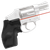 Crimson Trace Lasergrips Laser Sight S&W J-Frame Round Butt Polymer with Overmolded Rubber Wrap Around Black