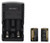 INFITAC BC01 Dual-Channel Battery Charger Kit with CR2 & 16340 Rechargeable Batteries