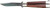 Bear & Son Butterfly Knife 3.5" Rosewood Black Blade