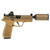 Sig Sauer P365 X-Macro 9mm 4.3" FDE 17+1 Suppressed Pistol with Holosun 407K
